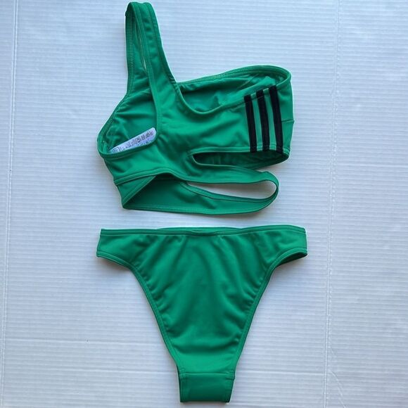 adidas Danz Bikini Set in Green - Picture 9 of 10